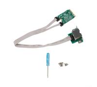 QOXEZY RTL8125B Scheda di rete Ethernet 2.5G per slot M.2 E | Scheda di rete PCI Express da 2,5 Gbps con negoziazione automatica e funzione pagina successiva per desktop, server