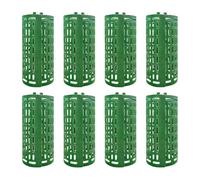 QOXEZY Set di protezioni per tronco d'albero per la cura di piante e alberi da esterno, confezione da 8 protezioni espandibili in PP con fori di ventilazione, adatte per alberi giovani e maturi