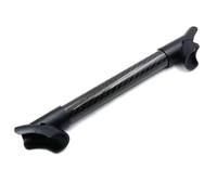 QOXEZY Supporto Manubrio Brompton Brompton in Fibra di Carbonio Compatibile con Cronometro e Telefono Nero