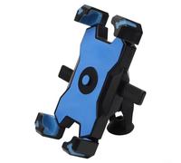 QOXEZY Supporto per telefono antiurto di facile accesso per biciclette, progettato per navigazione e intrattenimento (blu)