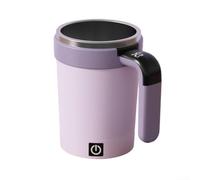 QOXEZY Tazza per mescolare automaticamente con display della temperatura visibile sul manico per una rapida valutazione delle bevande, design ricaricabile tramite USB per prestazioni quotidiane