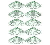 QOXEZY Telaio di supporto per fragole in plastica, 10 pezzi, supporto per piante da giardino per coltivazioni sopraelevate, ventilazione migliorata e riduzione della muffa, resistente ai raggi UV