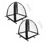 QOXEZY Tenda protettiva per piante da giardino, pieghevole, riutilizzabile, per verdure, fragole e fiori, design a cubo da 55,9 cm, con cerniera frontale, in plastica resistente ai raggi UV, per uso