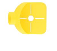 QOXEZY Trapano collettore di polveri Box Bowl Wall Baring Guide 102x85mm | Questo collettore di polvere di perforazione si attacca alle bottiglie di plastica standard per mantenere l'area di progetto
