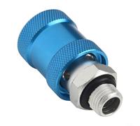 QOXEZY Valvola a scorrimento pneumatica manuale per controllo del flusso in utensili pneumatici, funzionamento unidirezionale sensibile con funzione di scarico per una facile manutenzione, compatibile