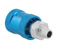 QOXEZY Valvola a scorrimento pneumatica manuale per controllo del flusso in utensili pneumatici, funzionamento unidirezionale sensibile con funzione di scarico per una facile manutenzione, compatibile
