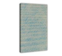 QOYVG Cy Twombly_ Stampa artistica da parete su tela con stampa astratta di Schilderij, Groot Minimalistisch Graffitischilderij, 20 x 30 cm
