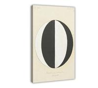 QOYVG Poster su tela, motivo: Hilma Af Klint Huidig Standpunt Mahatma, stampa astratta Muurkunst, decorazione per camera da letto, 20 x 30 cm