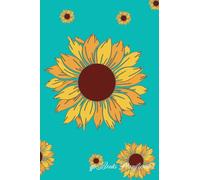 qp Books Planificador: Portada con estampado de girasoles, Planificador personalizable y diseñado con ejemplos e ideas para ayudarle mejor en su vida diaria.