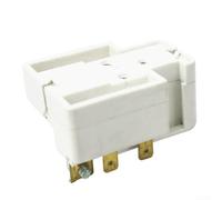 QP3 12A PTC Starter Relè 10 Pin Bianco per Raffreddatore Bevande Frigorifero Compressore Overload Protector Kit di Riparazione