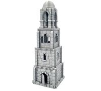 QP3D - edificio della torre di battaglia, paesaggio del terreno per tavolo e giochi di ruolo 28-32 mm miniature Wargame rovinato puntelli da parete DnD D & D, stampati e verniciabili in 3D