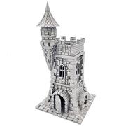 QP3D - Watchman's Tower Wizards Terreno Paesaggio da Tavolo e RPG 28-32 mm, oggetti di scena del gioco di guerra DnD D & D, stampato 3D e verniciabile