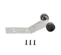 QPAJWAKS 1/16 Metal Wheelie Bar for TRAXXAS Mini Maxx Monster Truck RC Car Upgrade Parts Accessories(Zwart)
