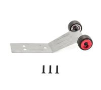 QPAJWAKS 1/16 Metal Wheelie Bar for TRAXXAS Mini Maxx Monster Truck RC Car Upgrade Parts Accessories(Rood)