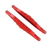 QPAJWAKS 1 Paio di chiglie Posteriori Inferiori in Lega di Alluminio CNC 2.0 for Auto RC 1/6 Losi Super Baja Rey Los05013(2pcs Red)