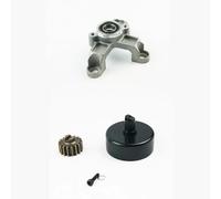 QPAJWAKS Campana Frizione in Acciaio CNC Pignone ingranaggio 17T Alloggiamento for Rovan HPI Rofun Baja 5B 5T Buggy Truck 1/5(Combo Kit 1)