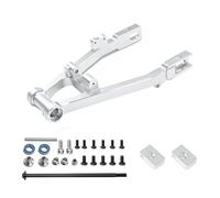 QPAJWAKS for LOSI 1/4 Promoto-MX RC Car Electric Motorcycle Braccio oscillante Posteriore Forcella Posteriore Ruota Sedile Accessorio 264000(Silver)