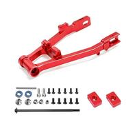 QPAJWAKS for LOSI 1/4 Promoto-MX RC Car Electric Motorcycle Braccio oscillante Posteriore Forcella Posteriore Ruota Sedile Accessorio 264000(Rood)