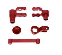 QPAJWAKS Metal Steering Blocks Caster Blocks C-Hubs Stub Axle Carriers 8937 8932 8952 for Traxxas MAXX WideMaxx 1/10 RC Car Upgrade Parts(Dark Grey)