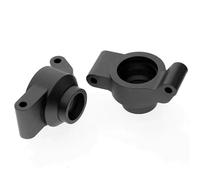 QPAJWAKS Metal Steering Blocks Caster Blocks C-Hubs Stub Axle Carriers 8937 8932 8952 for Traxxas MAXX WideMaxx 1/10 RC Car Upgrade Parts(Zwart)