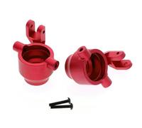 QPAJWAKS Metal Steering Blocks Caster Blocks C-Hubs Stub Axle Carriers 8937 8932 8952 for Traxxas MAXX WideMaxx 1/10 RC Car Upgrade Parts(grn)