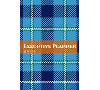 qpBooks Planner: Blue Plaid Cover, Customizable, and designed for Productivity, Organization, Goal Setting, and Notes