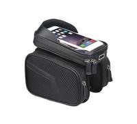 QPDDFG Borsa per Bicicletta per Focus Mares 2016,Borsa da Bicicletta con Supporto per Smartphone e 2 Tasche Laterali Impermeabile Borsa da Telaio per Bicicletta