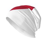 QPIPGER Cappello invernale con stampa bandiera giapponese per adulti berretto lavorato a maglia per donne uomini copricapo casual caldo cappello invernale morbido cappello invernale nero