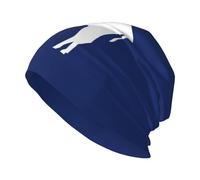 QPIPGER Wyoming - Berretto invernale con stampa con bandiera dello Stato del Wyoming, per donne, uomini, casual, caldo, morbido, con teschio, colore: nero