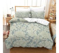 QPIRINMEX 3D Copripiumini fiori e piante Set Di Biancheria Da Letto Decorazione Morbida Microfibra Fiore Pattern Floral Watercolour Per Interni, Regali Per Bambini Adulti Double(200x200cm)