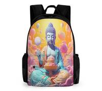 QPIRINMEX buddismo Zaino Per Bambini,Zaini Bambini Asilo, Ragazzi Borsa Per La Scuola Per Ragazze,Zaino Per Bambino,Zaino Da Viaggio Alla Moda 42x30.5cm