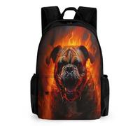 QPIRINMEX BullCane di razza pura Zaino Per Bambini,Zaini Bambini Asilo,Cane Ragazzi Borsa Per La Scuola Per Ragazze,Zaino Per Bambino,Zaino Da Viaggio Alla Moda 42x30.5cm