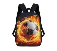 QPIRINMEX Calcio Zaini Per Bambini Movimento Zaino Scolastico Per Bambini Zaini Da Viaggio Borse Per Libri Zaino Per Ragazzi E Ragazze 17pollici