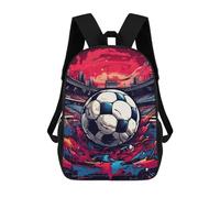 QPIRINMEX Calcio Zaino Per Bambini,Zaini Bambini Asilo,Movimento Ragazzi Borsa Per La Scuola Per Ragazze,Zaino Per Bambino,Zaino Da Viaggio Alla Moda