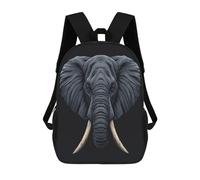 QPIRINMEX Elefante Zaino Per Bambini Ragazze Ragazzi, Zaino, Zainetto, Scuola Elementare, Perfetto Per Tornare A Scuola O Educazione Fisica, Regali E Viaggi 17 Pollici
