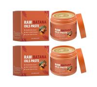 QPJUVC Maschera e trattamento per capelli di olio di Batana grezzo, 100 g di olio per capelli biologico per la crescita dei capelli, controllo dell'crespo e riparazione delle doppie punte, previene la