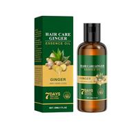 QPJUVC Olio di zenzero contro la caduta dei capelli - 7 giorni di crescita dei capelli, siero naturale di zenzero e olio essenziale di angelica per riparare i capelli danneggiati, rafforzare le radici