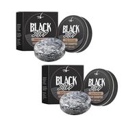 Qpjuvc sapone da bar grigio inversa - barrette di shampoo nero naturale per la cura dei capelli grigi, pulizia profonda e sapone idratante, rinfresca il cuoio capelluto e ripristina i capelli lucidi