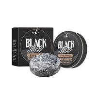 Qpjuvc sapone da bar grigio inversa - barrette di shampoo nero naturale per la cura dei capelli grigi, pulizia profonda e sapone idratante, rinfresca il cuoio capelluto e ripristina i capelli lucidi