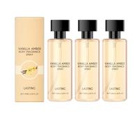 QPJUVC Vaniglia Amber Spray corpo per donne e ragazze, Nebbia profumata a lunga durata per pelle e capelli, fragranza fresca ed elegante, 50 ml / 1,69 fl oz taglia da viaggio (3)