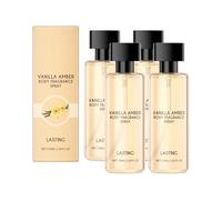 QPJUVC Vaniglia Amber Spray per il corpo per donne e ragazze, profumo di lunga durata per pelle e capelli, fragranza fresca ed elegante, 50 ml / 1,69 fl oz taglia da viaggio (4)