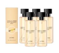 QPJUVC Vaniglia Amber Spray per il corpo per donne e ragazze, profumo di lunga durata per pelle e capelli, fragranza fresca ed elegante, 50 ml / 1,69 fl oz taglia da viaggio (5)