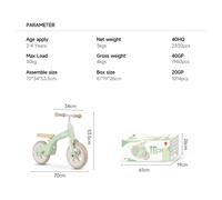 Qplay Bicicletta Senza Pedali Tech Balance 10´´ Cream
