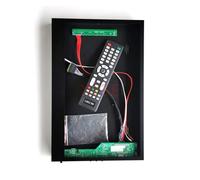 QPOGRMJR Custodia in Metallo e Scheda Driver for B156XW02/B156XW03/B156XW04 Kit Fai da Te TV Segnale analogico Pannello USB+AV+HDMI+VGA 15.6" 1366 * 768 LVDS 40 Pin(B156XW02 V7 And Case)