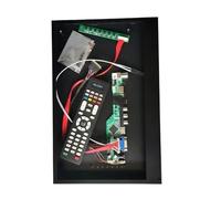 QPOGRMJR for B156RW01/LP156WD1/N156O6 Kit Fai da Te con Scheda Driver e Guscio in Metallo, Matrice 1600 * 900, USB+AV+HDMI+VGA, Segnale TV analogico 15,6" LVDS 40 Pin(N156O6-L02 And Case)