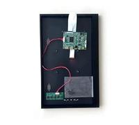 QPOGRMJR for LP156WF4 Controller Driver Board e scocca in Metallo 1920 * 1080 EDP 30 Pin Micro USB Mini-HDMI Display Portatile Kit di Modifica Fai da Te 15,6"(LP156WF4-SPK1 x Case)