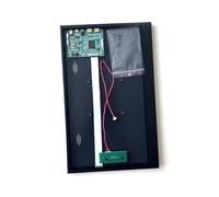 QPOGRMJR for LTN133AT17 B133XTN01 Scheda Controller + Custodia in Metallo 13,3" Kit di rifacimento Fai da Te EDP 30 Pin Micro USB 1366 * 768 Matrice Portatile Mini-HDMI(B133XTN01.3 And Case)