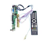 QPOGRMJR Kit Scheda Driver Controller for HSD101PFW2-B00 HSD101PFW4-A00 USB+AV+VGA+HDMI Laptop Matrix 10.1" TV Analogico LVDS 40 Pin 1024x600(for HSD101PFW2-A00)
