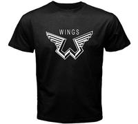 QPQKUFCVQ Paul Men's Tee McCartney Wings Logo The Beatle T-Shirt