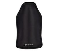 Qpractiko | Raffreddatore bottiglie vino Invictus | Nylon nero, gel refrigerante, leggero, riutilizzabile | Raffreddamento rapido, facile trasporto | Mantiene il vino a temperatura ovunque